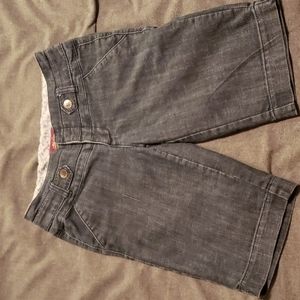 Bermuda jean shorts